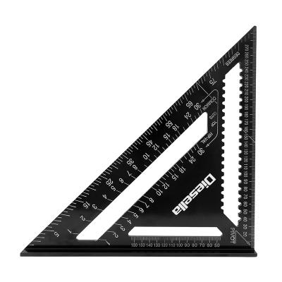 Speedvinkel 0-90º i aluminum 305x305 mm med sort-oxideret finish